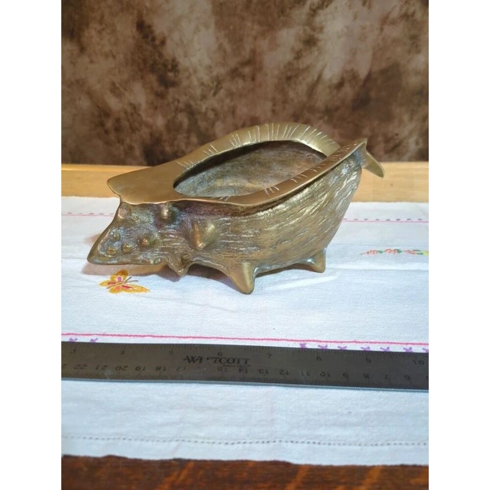 Brass seashell vintage